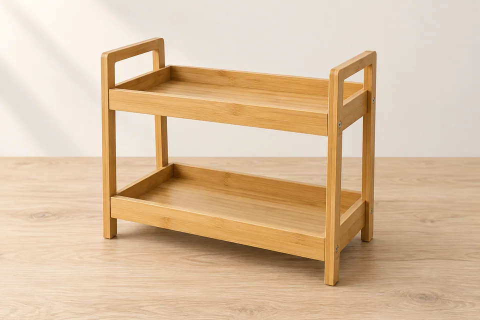Bamboo Countertop Shelf — illustrative product example