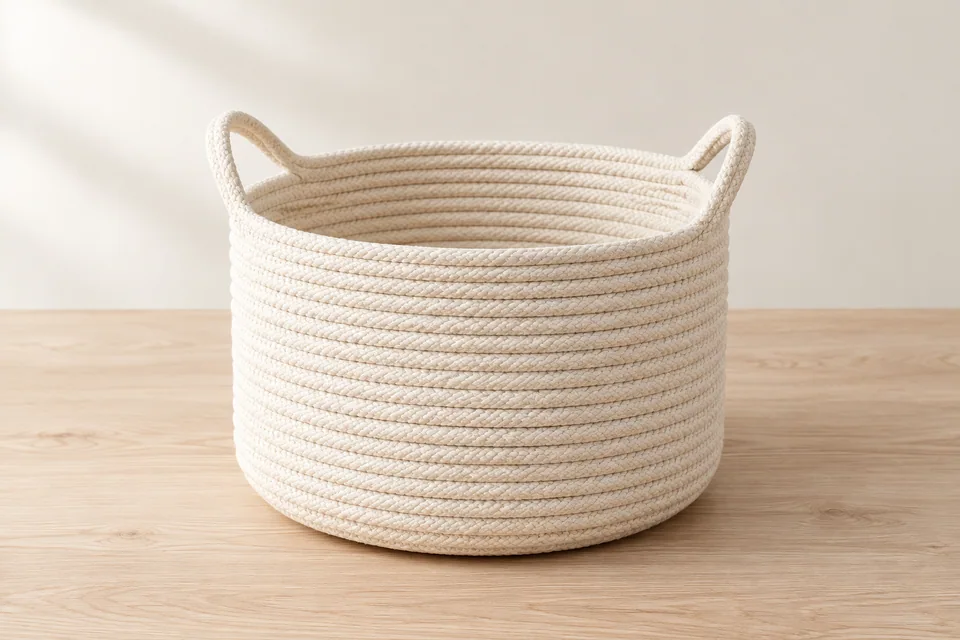 Cotton Rope Basket — illustrative product example